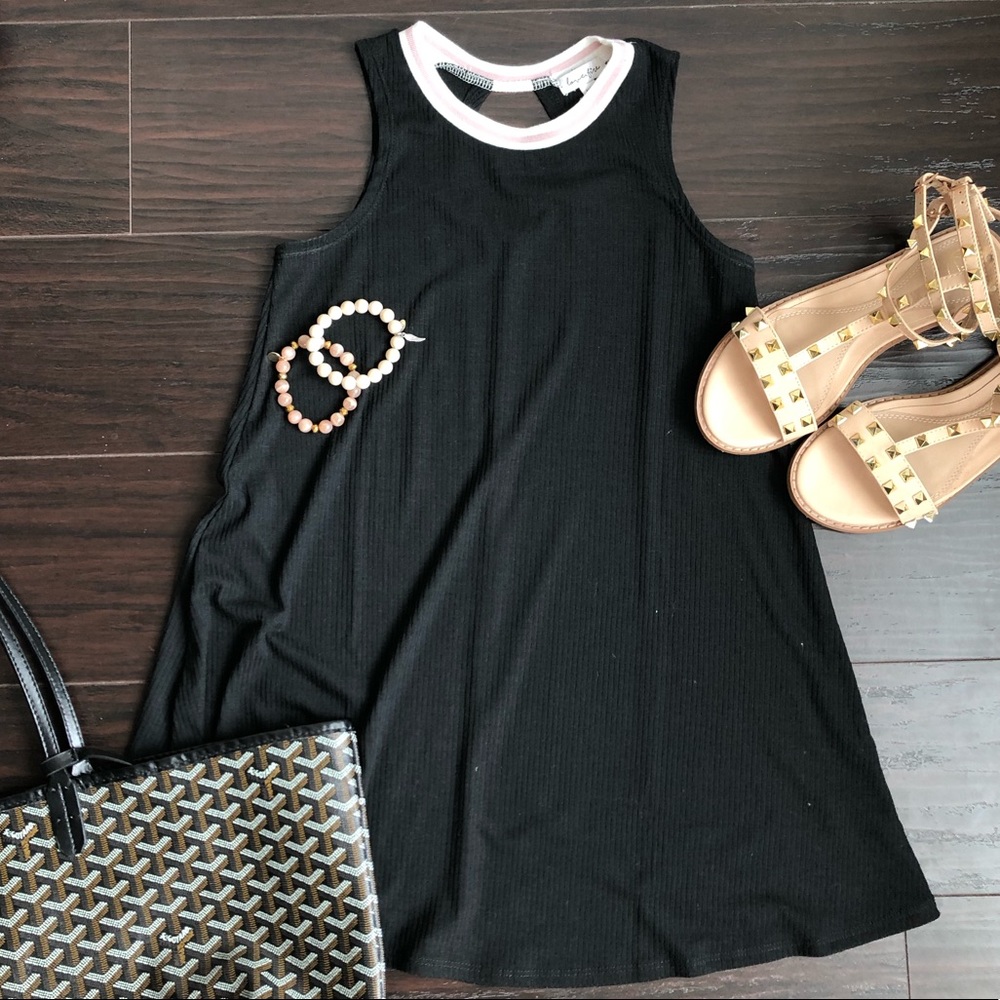 Black Ribbed Tank